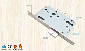 Euro Mortise Lock Body - Deadbolt Lock