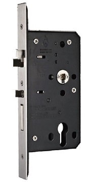 Euro Mortise Lock Body (Lock Case) - Automatic Deadbolt Locking