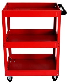 Three Shelves Tool Trolley Cart