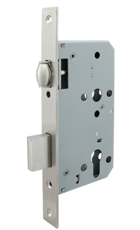 Euro Mortise Lock Body (Lock Case) - Roller Deadbolt