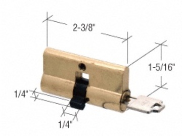 Euro Profile Double Cylinder - (Kwikset/Yale Keyway)